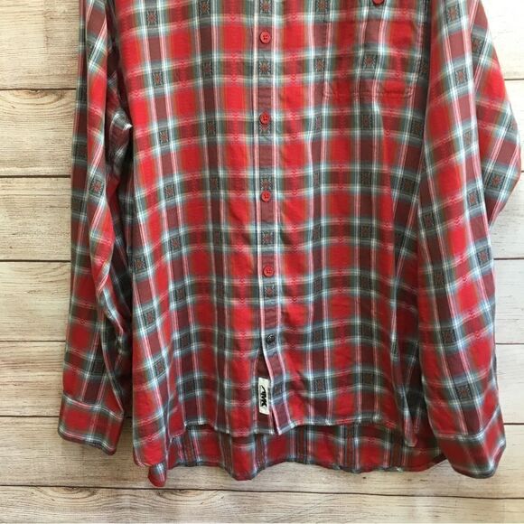 MOUNTAIN KHAKIS RED PLAID FLANNEL SHIRT‎ - Picture 3 of 6